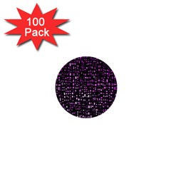 Purple Denim Background Pattern 1  Mini Buttons (100 pack) 