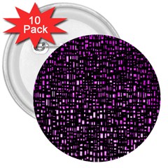 Purple Denim Background Pattern 3  Buttons (10 pack) 