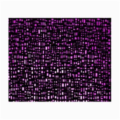 Purple Denim Background Pattern Small Glasses Cloth