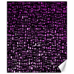 Purple Denim Background Pattern Canvas 8  x 10 