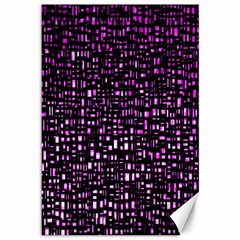 Purple Denim Background Pattern Canvas 12  X 18   by Nexatart