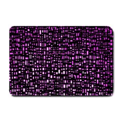 Purple Denim Background Pattern Small Doormat 