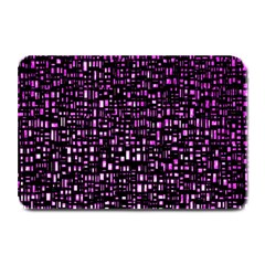 Purple Denim Background Pattern Plate Mats