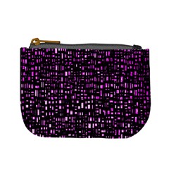 Purple Denim Background Pattern Mini Coin Purses