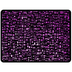 Purple Denim Background Pattern Fleece Blanket (Large) 