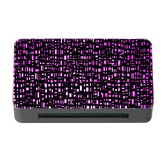 Purple Denim Background Pattern Memory Card Reader with CF