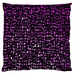 Purple Denim Background Pattern Large Flano Cushion Case (Two Sides)