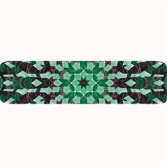 Abstract Green Patterned Wallpaper Background Large Bar Mats by Nexatart