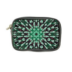 Abstract Green Patterned Wallpaper Background Coin Purse by Nexatart