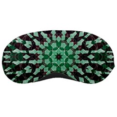 Abstract Green Patterned Wallpaper Background Sleeping Masks by Nexatart