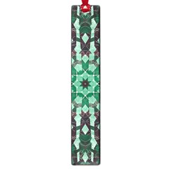 Abstract Green Patterned Wallpaper Background Large Book Marks by Nexatart