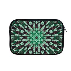 Abstract Green Patterned Wallpaper Background Apple Macbook Pro 13  Zipper Case by Nexatart