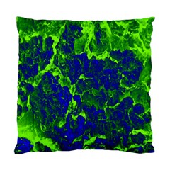 Abstract Green And Blue Background Standard Cushion Case (two Sides) by Nexatart