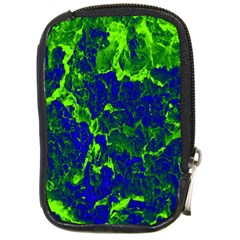 Abstract Green And Blue Background Compact Camera Cases by Nexatart