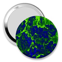 Abstract Green And Blue Background 3  Handbag Mirrors by Nexatart