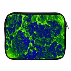 Abstract Green And Blue Background Apple Ipad 2/3/4 Zipper Cases by Nexatart