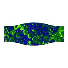 Abstract Green And Blue Background Stretchable Headband