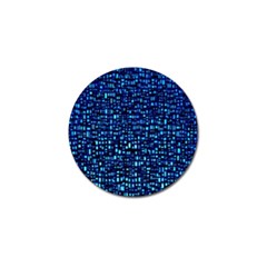 Blue Box Background Pattern Golf Ball Marker (10 Pack) by Nexatart