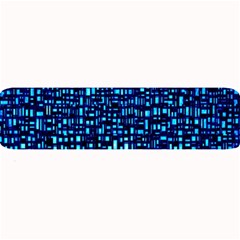 Blue Box Background Pattern Large Bar Mats by Nexatart