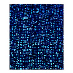 Blue Box Background Pattern Shower Curtain 60  X 72  (medium)  by Nexatart