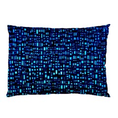 Blue Box Background Pattern Pillow Case (two Sides) by Nexatart