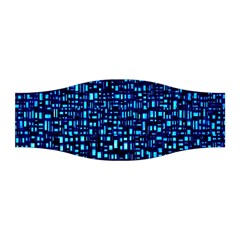 Blue Box Background Pattern Stretchable Headband by Nexatart