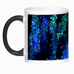 Underwater Abstract Seamless Pattern Of Blues And Elongated Shapes Morph Mugs by Nexatart