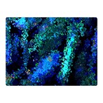 Underwater Abstract Seamless Pattern Of Blues And Elongated Shapes Double Sided Flano Blanket (Mini)  35 x27  Blanket Front