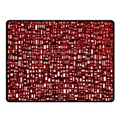 Red Box Background Pattern Fleece Blanket (small) by Nexatart