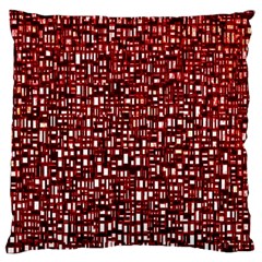 Red Box Background Pattern Large Cushion Case (one Side) by Nexatart