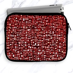 Red Box Background Pattern Apple Ipad 2/3/4 Zipper Cases by Nexatart