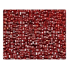 Red Box Background Pattern Double Sided Flano Blanket (large)  by Nexatart