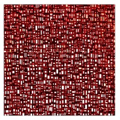 Red Box Background Pattern Large Satin Scarf (square) by Nexatart