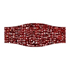 Red Box Background Pattern Stretchable Headband