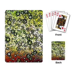 Chaos Background Other Abstract And Chaotic Patterns Playing Card by Nexatart