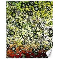 Chaos Background Other Abstract And Chaotic Patterns Canvas 11  X 14   by Nexatart