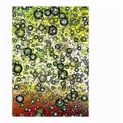 Chaos Background Other Abstract And Chaotic Patterns Small Garden Flag (two Sides) by Nexatart