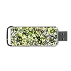 Chaos Background Other Abstract And Chaotic Patterns Portable Usb Flash (two Sides) by Nexatart