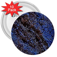 Cracked Mud And Sand Abstract 3  Buttons (10 Pack)  by Nexatart