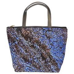 Cracked Mud And Sand Abstract Bucket Bags by Nexatart