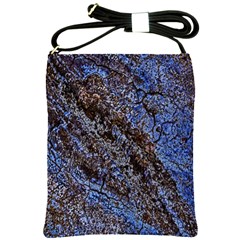 Cracked Mud And Sand Abstract Shoulder Sling Bags by Nexatart