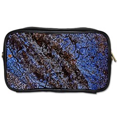 Cracked Mud And Sand Abstract Toiletries Bags by Nexatart