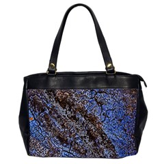 Cracked Mud And Sand Abstract Office Handbags (2 Sides)  by Nexatart