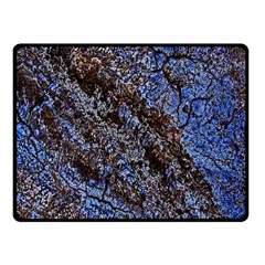 Cracked Mud And Sand Abstract Fleece Blanket (small) by Nexatart