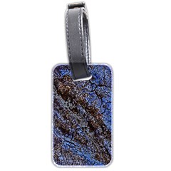 Cracked Mud And Sand Abstract Luggage Tags (two Sides) by Nexatart