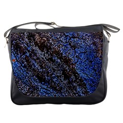 Cracked Mud And Sand Abstract Messenger Bags by Nexatart