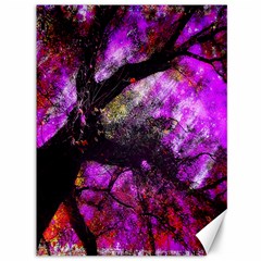 Pink Abstract Tree Canvas 36  X 48   by Nexatart