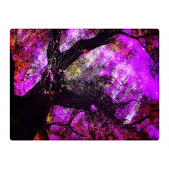 Pink Abstract Tree Double Sided Flano Blanket (mini)  by Nexatart