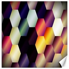 Colorful Hexagon Pattern Canvas 20  X 20   by Nexatart