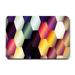 Colorful Hexagon Pattern Small Doormat  by Nexatart